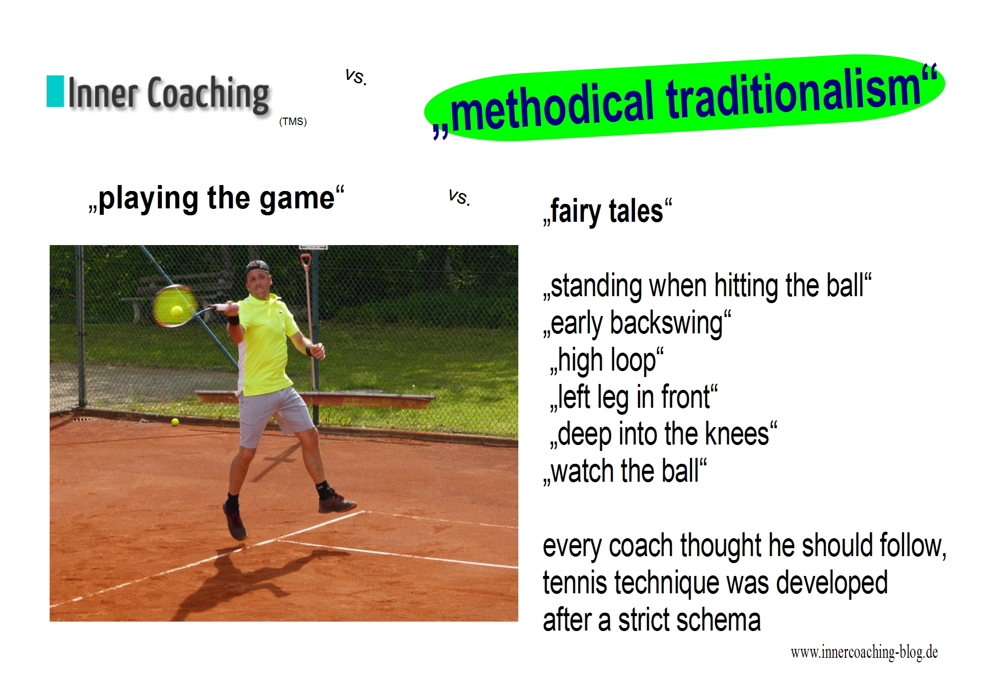 INNER COACHING (TMS) or Methodical traditionalism